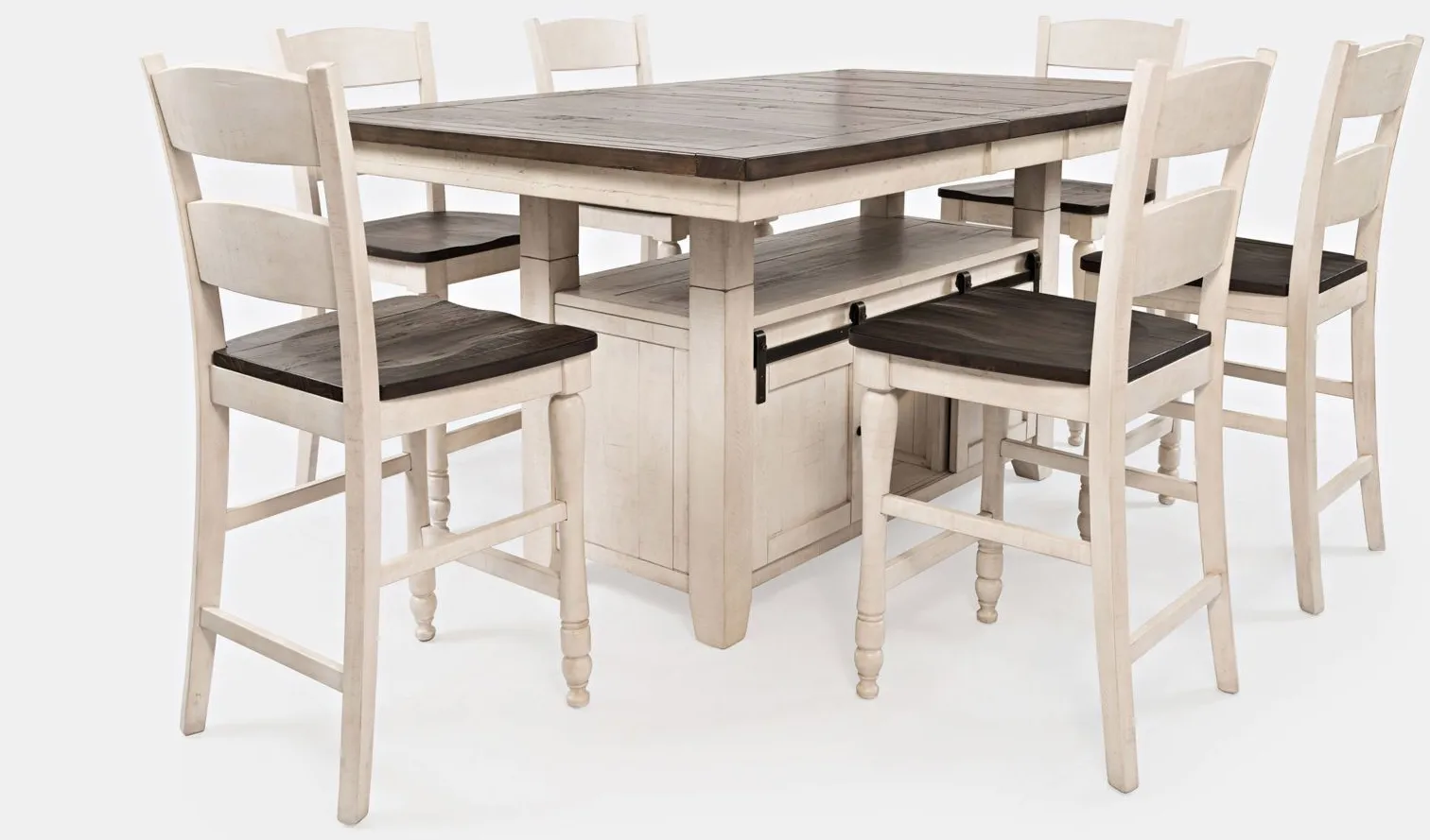 Madison County 7pc. Dining Set in Vintage White by Jofran