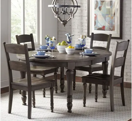 Madison County 5pc. Dining Set in Barnwood Brown by Jofran
