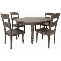 Madison County 5pc. Dining Set in Barnwood Brown by Jofran