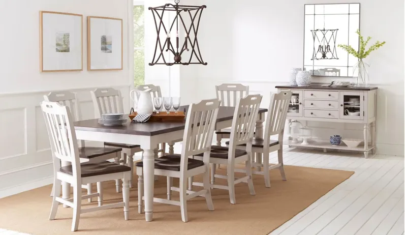 Orchard Park Dining Set in Soft Gray / Brown by Jofran