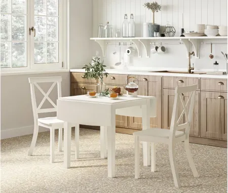 Eastern Tides Dining Set in Brushed White by Jofran
