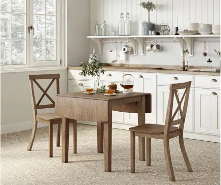 Eastern Tides Dining Set in Brushed Bisque by Jofran