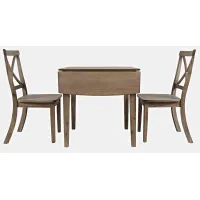 Eastern Tides Dining Set in Brushed Bisque by Jofran