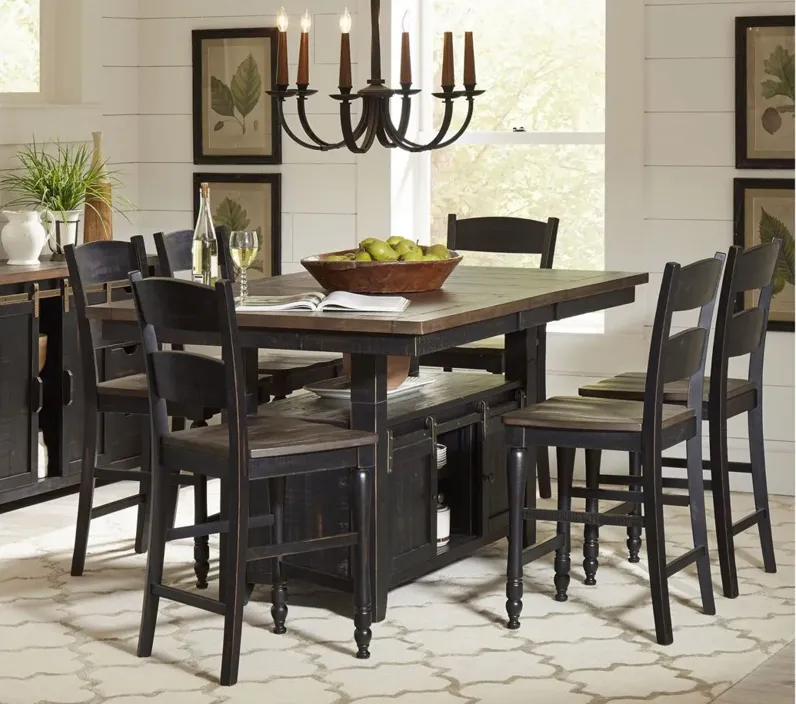 Madison County 7pc. Dining Set in Vintage Black by Jofran