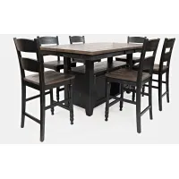Madison County 7pc. Dining Set in Vintage Black by Jofran