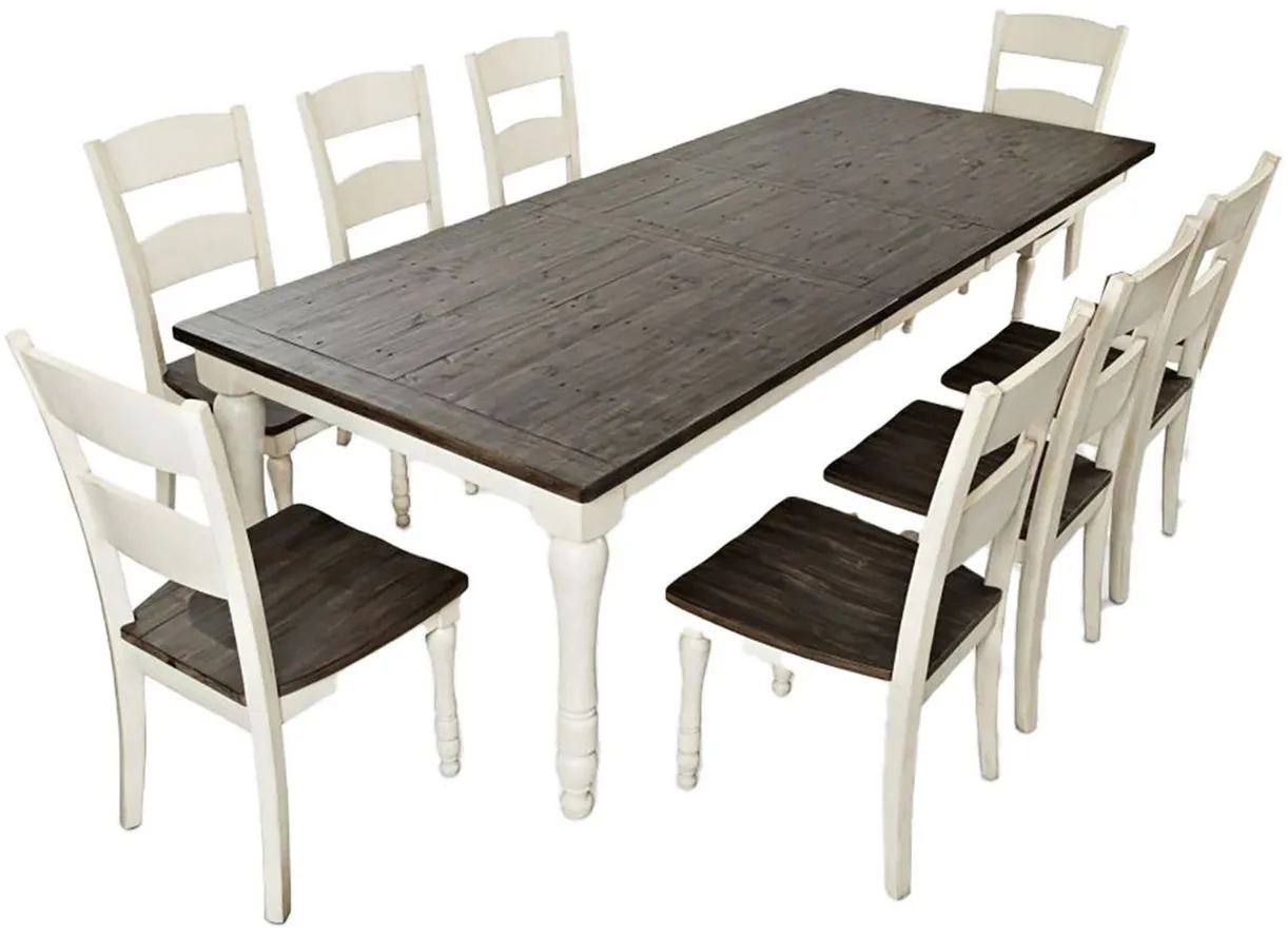 Madison County 9-pc. Dining Set in Vintage White by Jofran