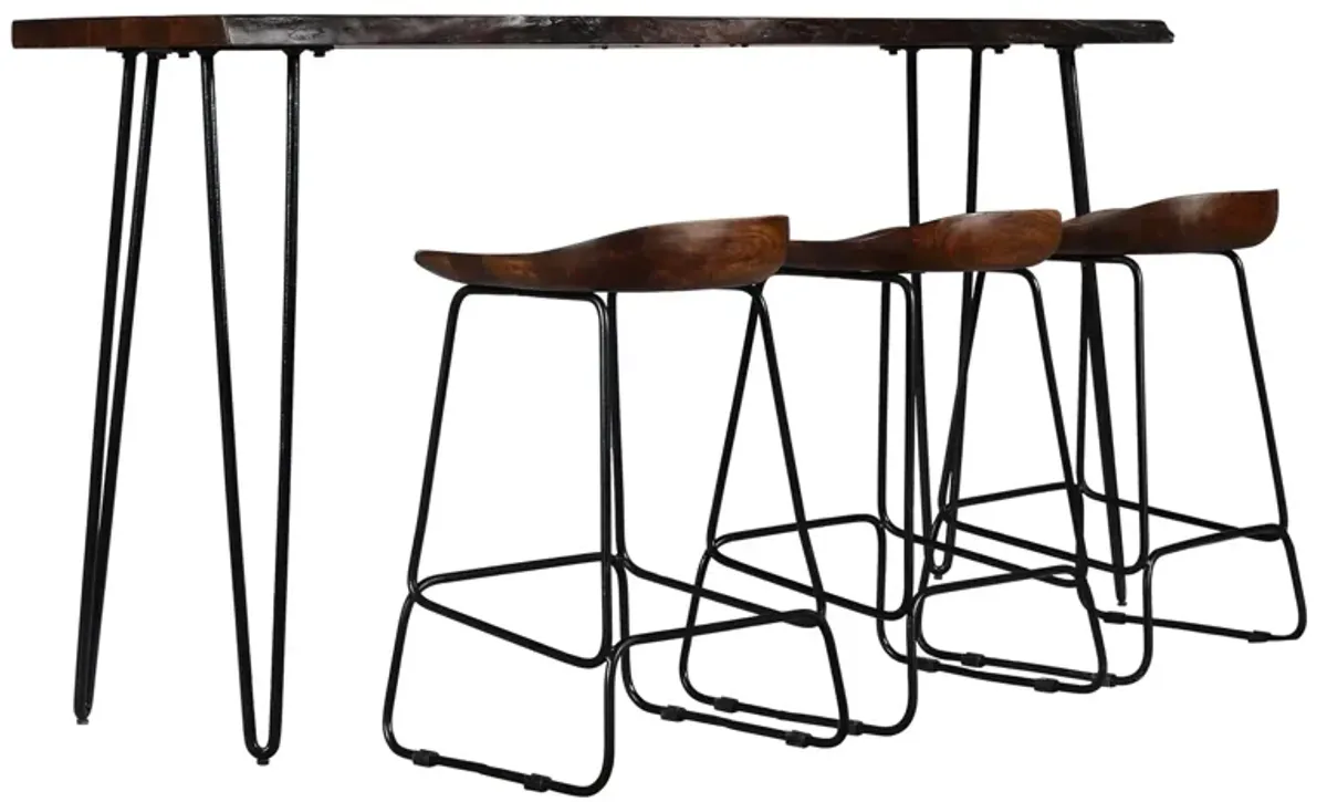 Nature's Live Edge Dining Set