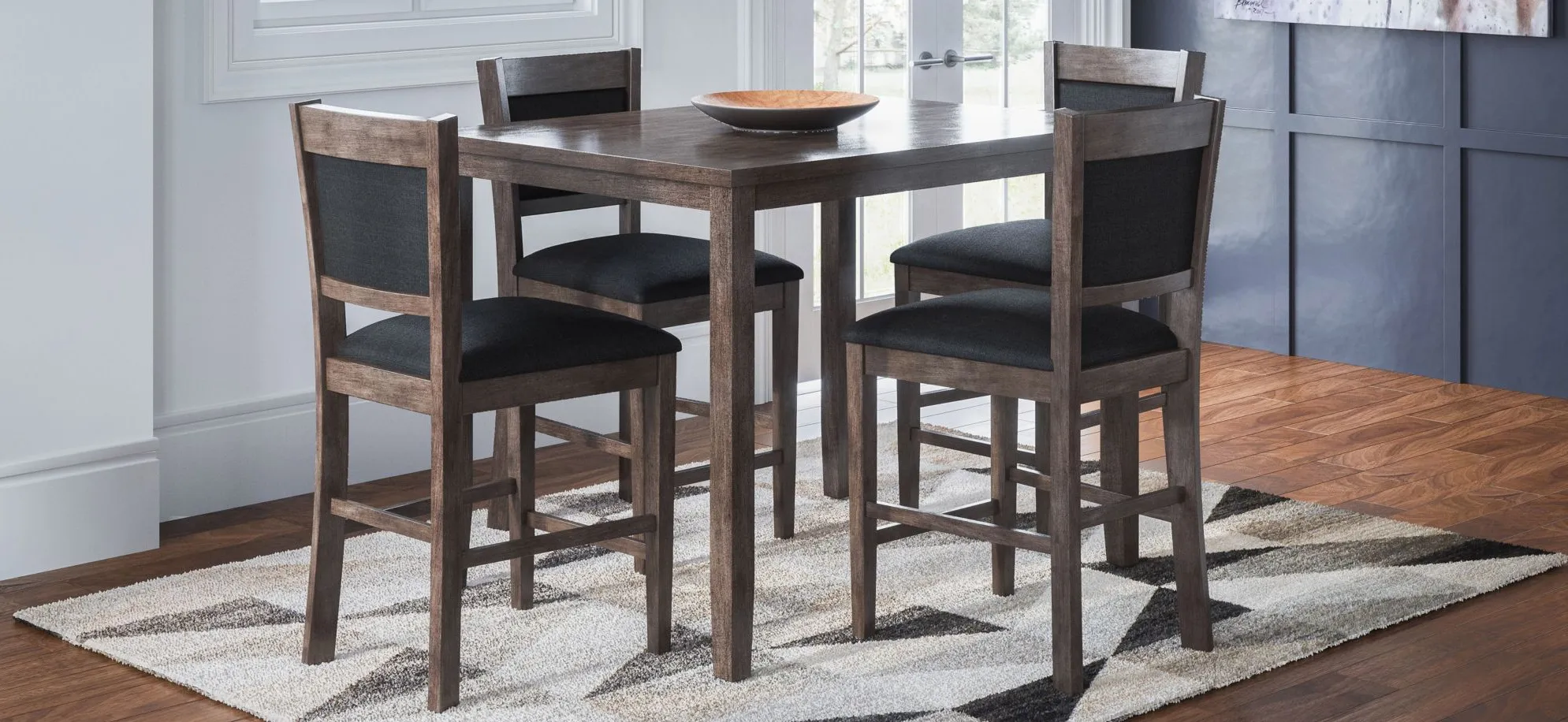 Greyson Heights Dining Set in Grey Walnut by Jofran