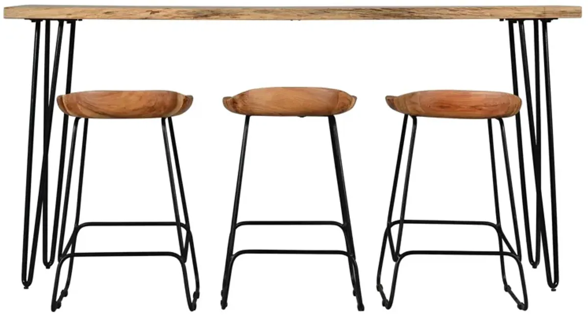 Nature's Live Edge Dining Set