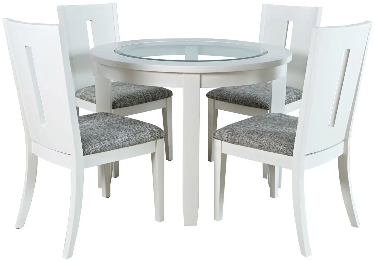 Urban Icon Dining Set in White by Jofran