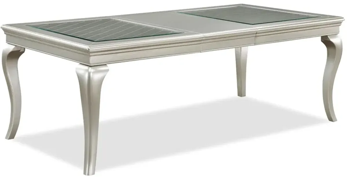 Cladwell Dining Table in Silver by Crown Mark