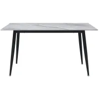 Ansel Dining Table in Black by Homelegance