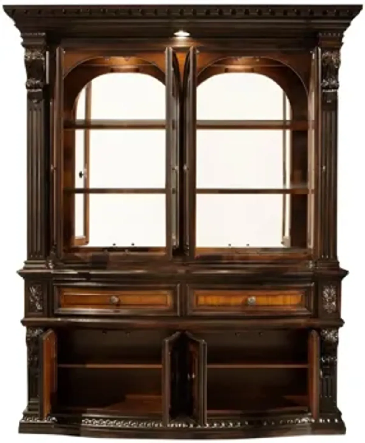 Bradford Heights 2-pc. China Cabinet w/ Lighting