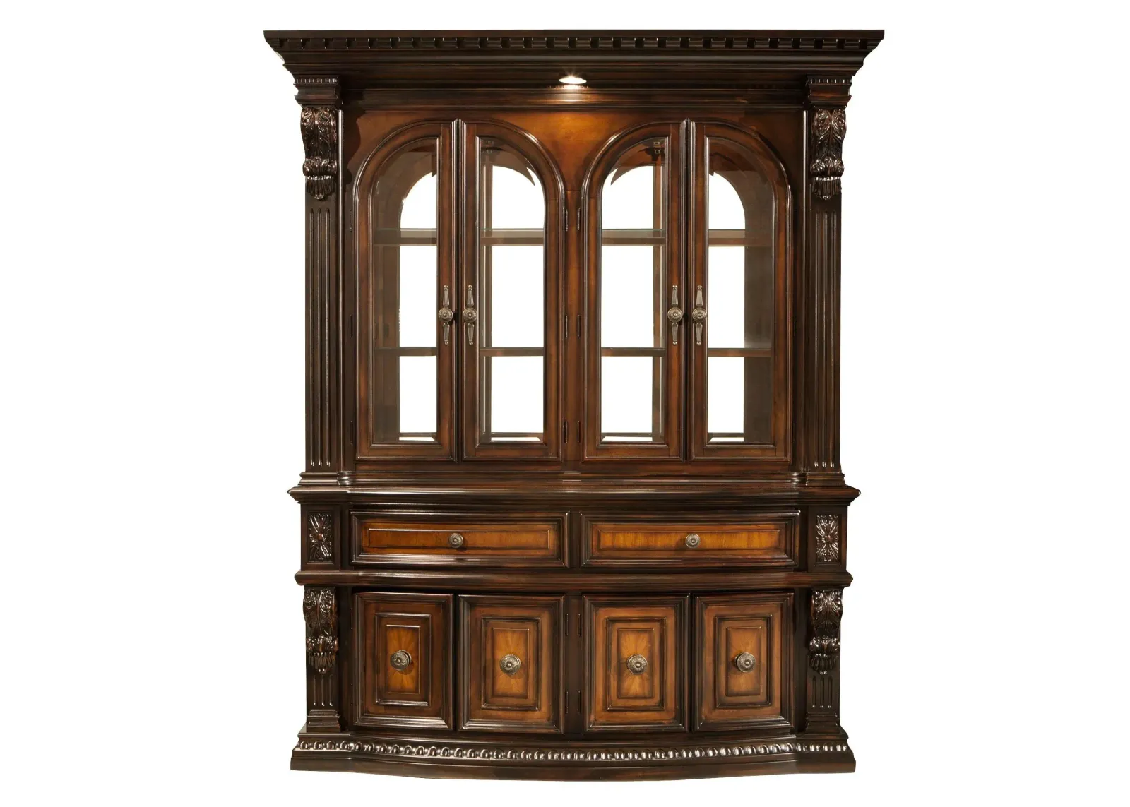 Bradford Heights 2-pc. China Cabinet w/ Lighting