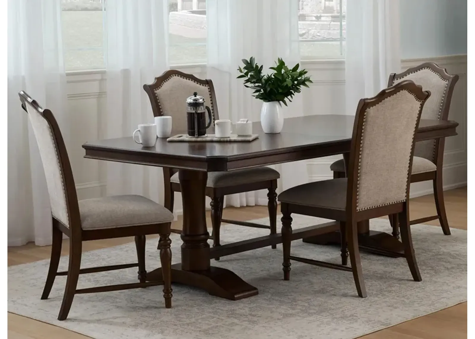 Winchester 5-pc. Dining Set in Cherry by Bellanest