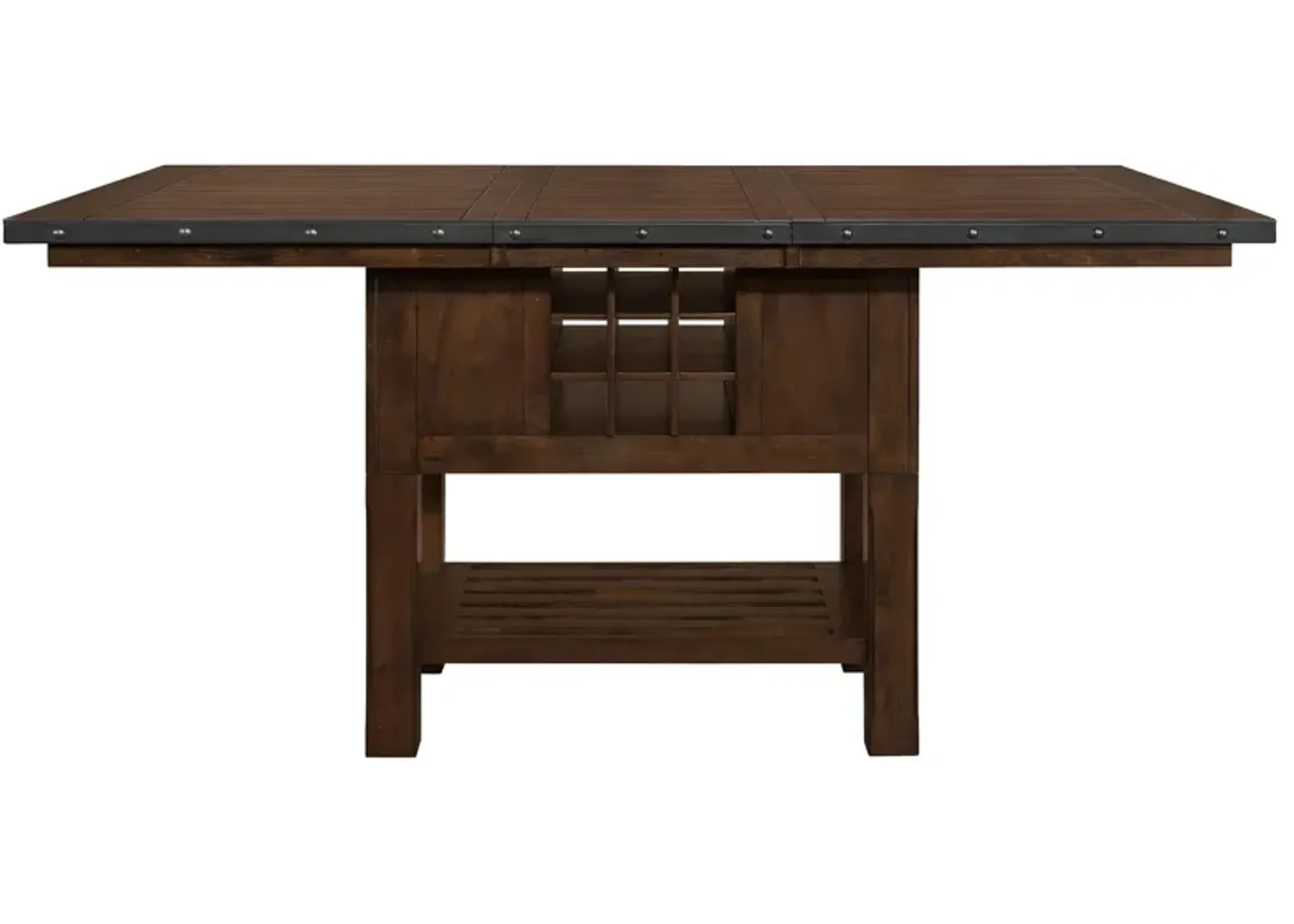 Blofeld Counter Height Table in Dark Brown by Homelegance