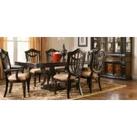 Bradford Heights 7-pc. Dining Set in Gold by Bellanest
