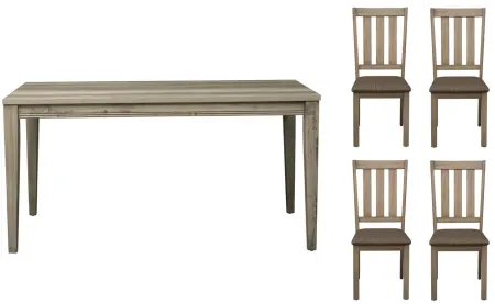 Sun Valley 5-pc. Dining Set in Light Brown by Liberty Furniture