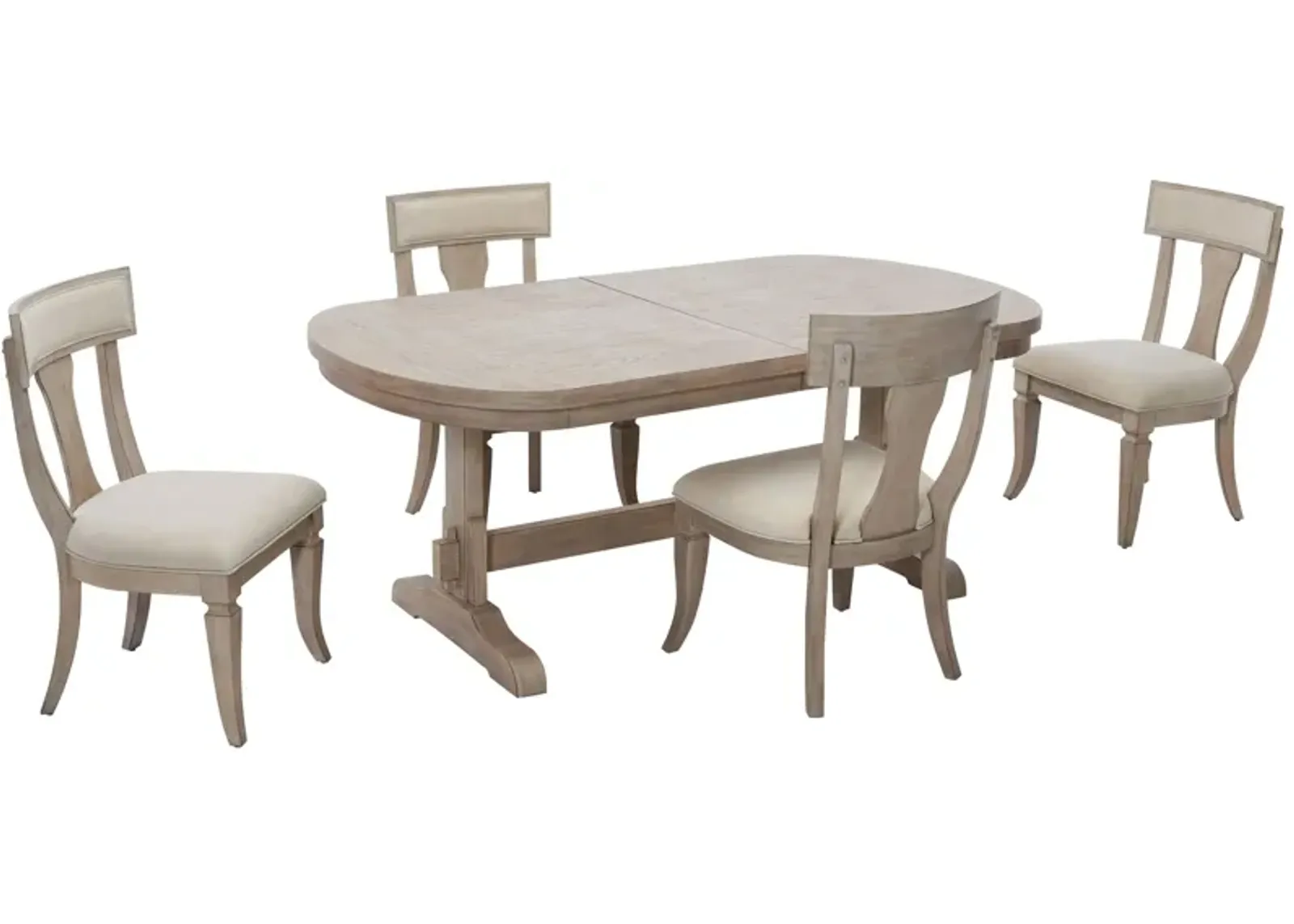 Gabrielle 5-pc. Dining Set in Antique White by Davis Intl.