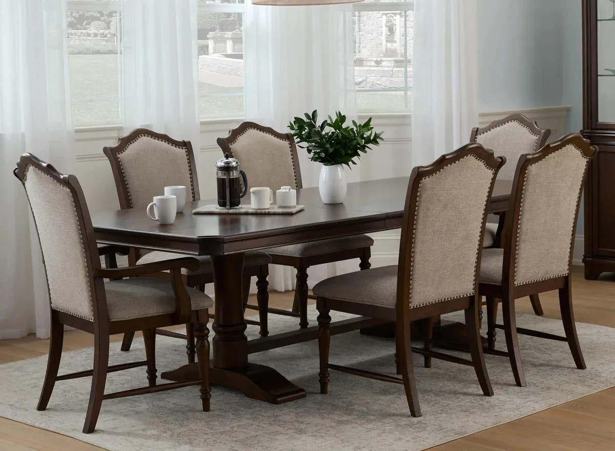 Winchester 7-pc. Dining Set in Cherry by Bellanest