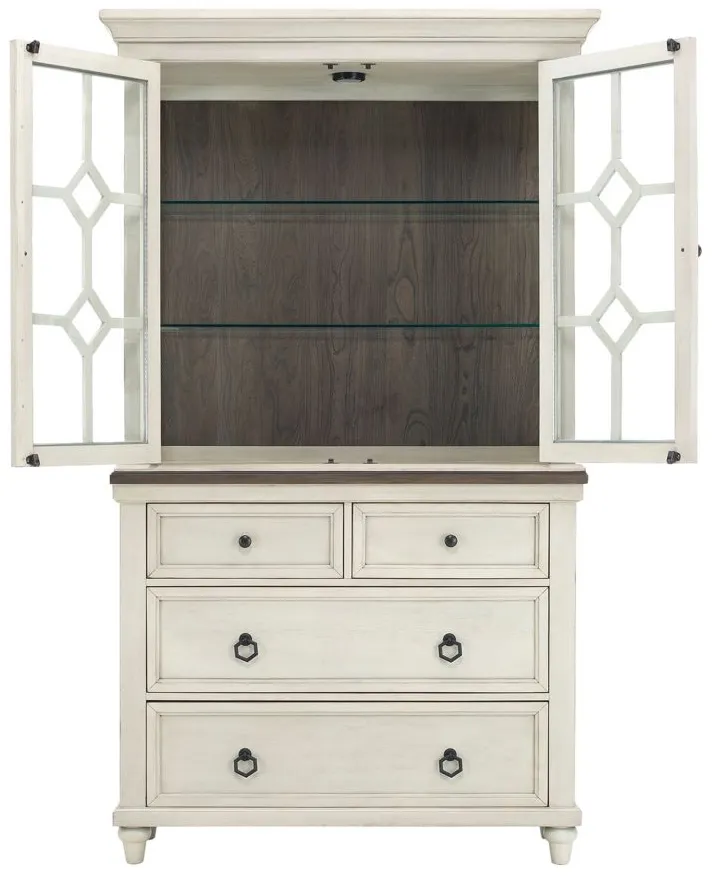Saybrook 2-pc. China Cabinet in Two-tone by Davis Intl.