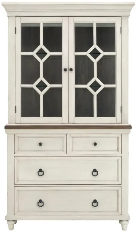 Saybrook 2-pc. China Cabinet in Two-tone by Davis Intl.