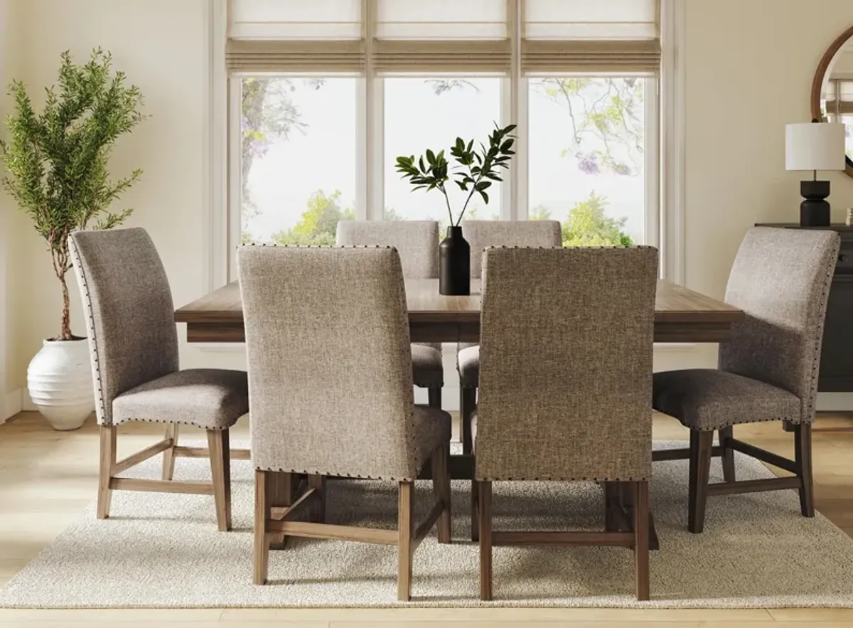 Poplar Hills 7-pc. Dining Set in Grey by Davis Intl.