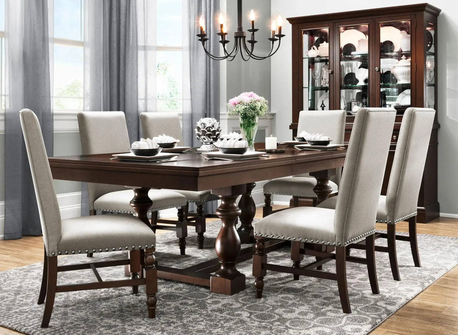 Halloran 7 pc. Dining Set by Raymour Flanigan Furniture