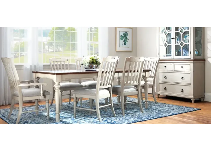 Saybrook 7pc. Dining Set in Twotone by Davis Intl. by Raymour & Flanigan