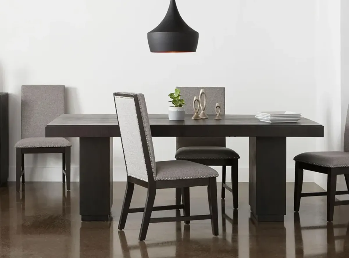 Watson 5-pc. Dining Set in Black Finishing on Acacia Veneer by Elements International Group