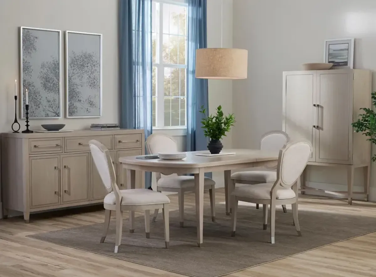 Francesca 5-pc Dining Set in Ivory by Bellanest