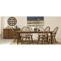 Colebrook 7-pc. Dining Set in Rustic Oak by Liberty Furniture