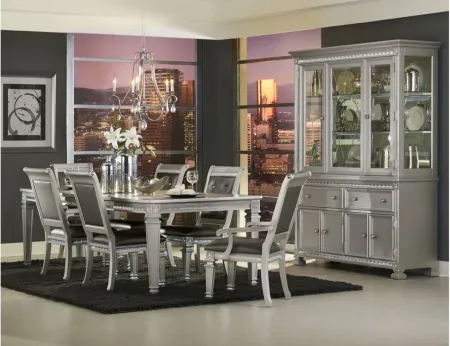 Florentina 7-pc. Dining Set in Silver by Homelegance
