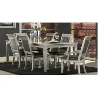 Florentina 7-pc. Dining Set in Silver by Homelegance