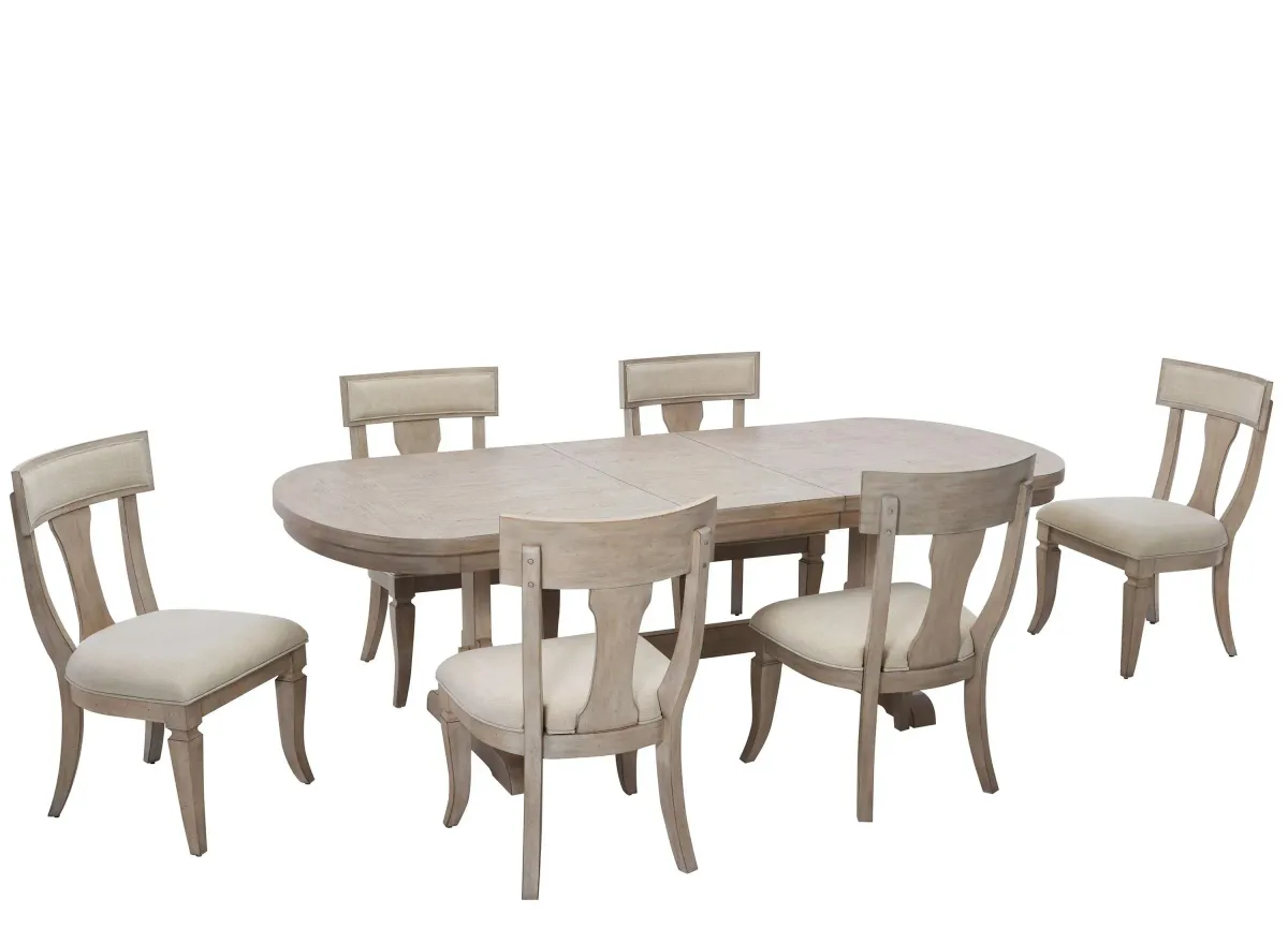 Gabrielle 7-pc. Dining Set in Antique White by Davis Intl.