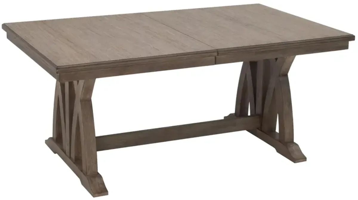 Poplar Hills Dining Table w/ Leaf in Grey by Davis Intl.