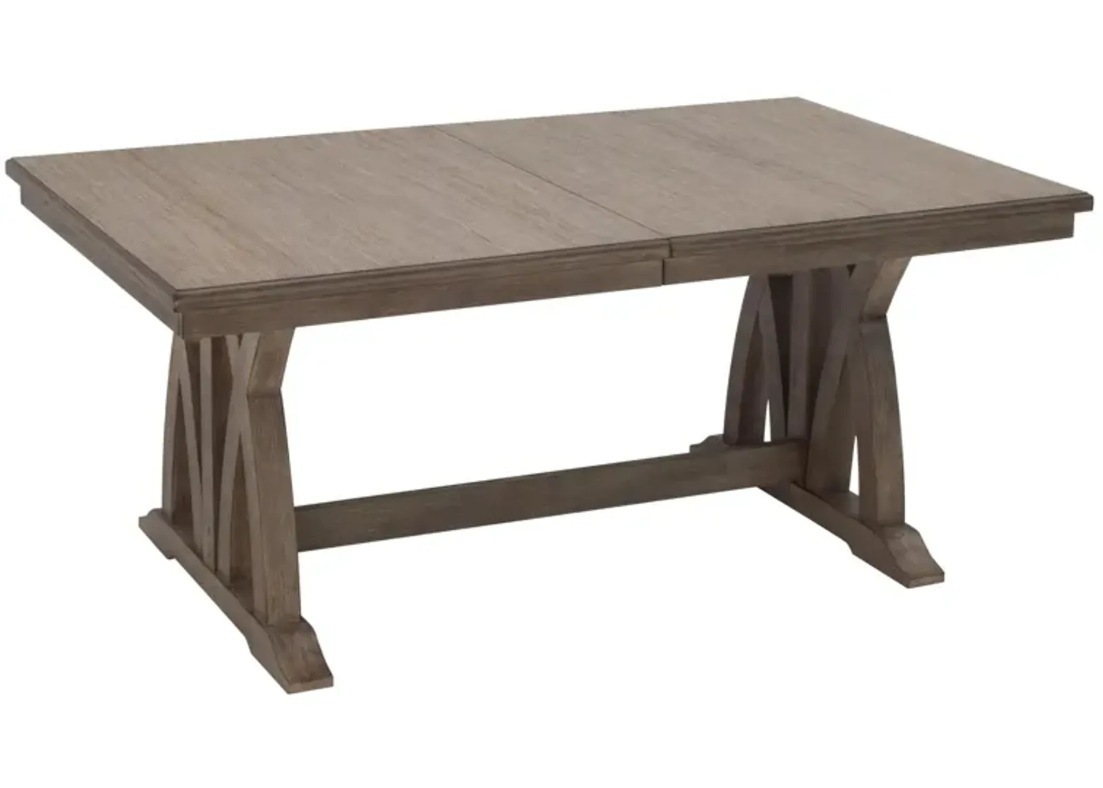 Poplar Hills Dining Table w/ Leaf in Grey by Davis Intl.