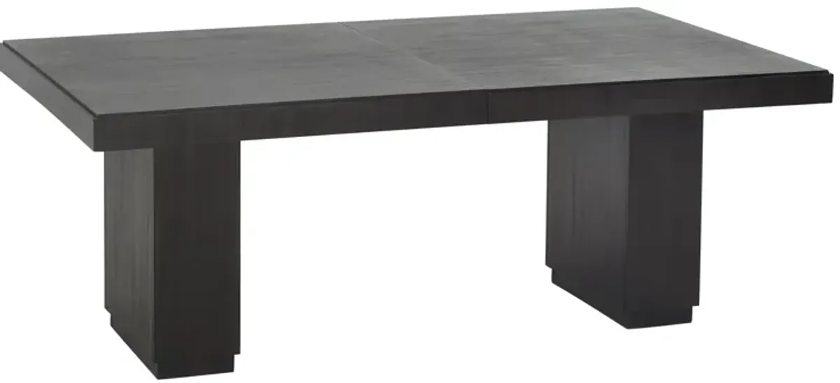 Watson Dining Table in Black Finishing on Acacia Veneer by Elements International Group