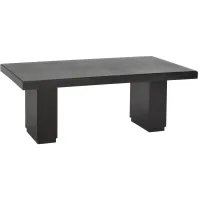 Watson Dining Table in Black Finishing on Acacia Veneer by Elements International Group
