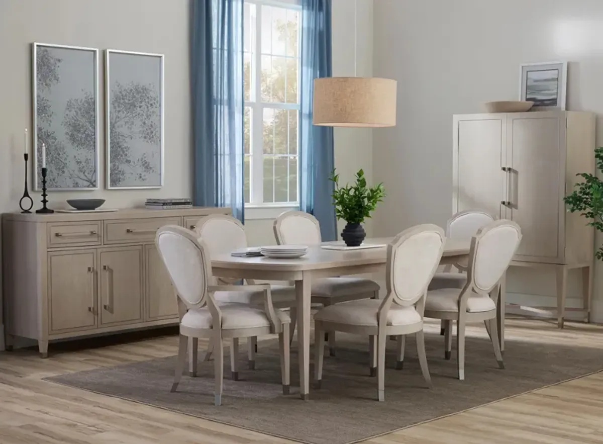 Francesca 7-pc Dining Set in Ivory by Bellanest