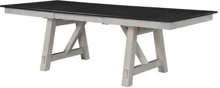 Maribelle Dining Table in Antique White and Gray by Crown Mark
