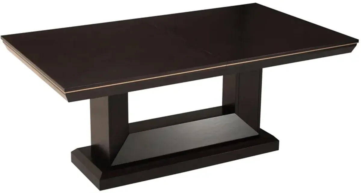 Callister Dining Table w/ Leaf in Chocolate by Najarian