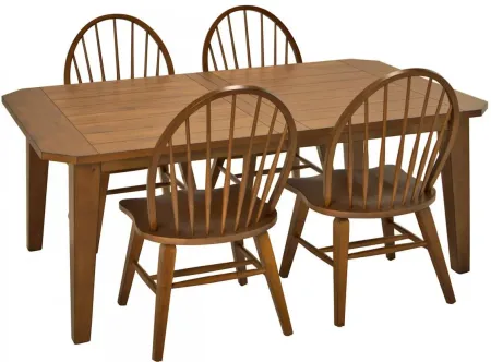 Colebrook 5-pc. Dining Set in Rustic Oak by Liberty Furniture