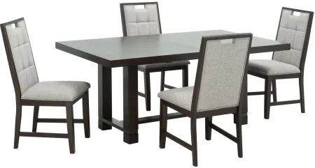 Andell 5-pc. Dining Set in Espresso / Rapture by Bellanest