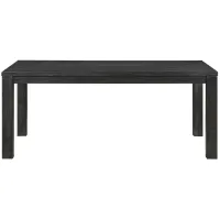 Clay Dining Table in Wire Brushed Antique Black by Homelegance