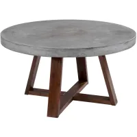 Devons Round Coffee Table in Gray by Sunpan