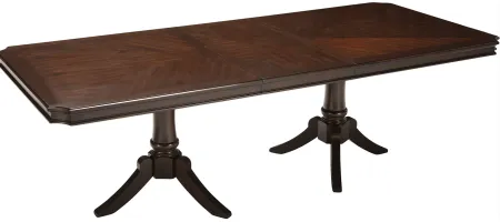 Bay City Dining Table w/ Leaf in Dark Cherry by Homelegance