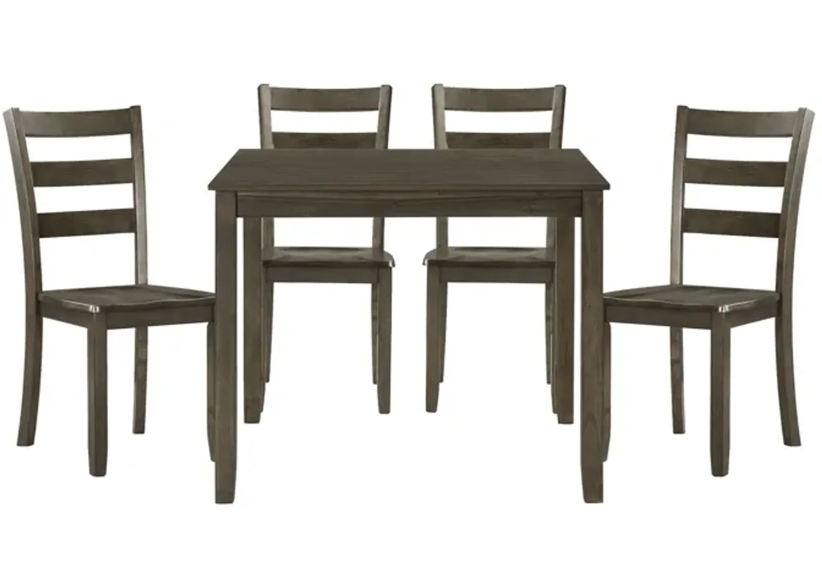 Rhea Dining Set -5-pc.. in Charcoal Brown by Homelegance