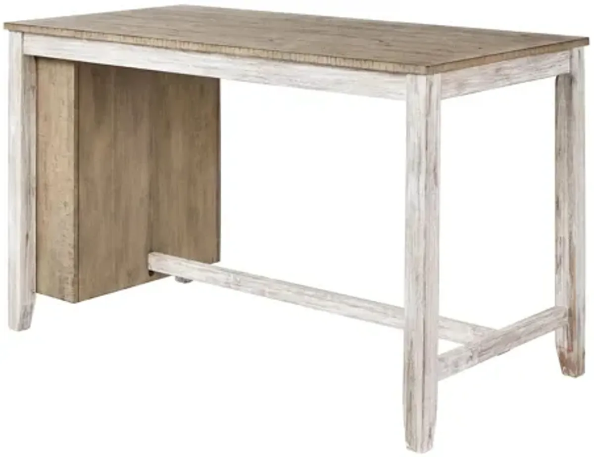 Jonette Counter-Height Dining Table w/ Wine Storage