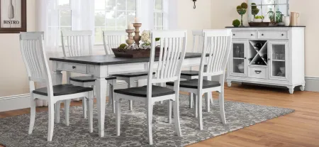 Shelby Dining Table in White / Gray by Liberty Furniture